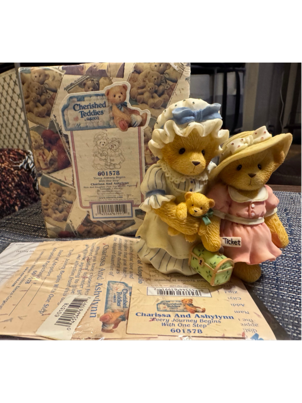 Cherished Teddies Charissa and Ashlynn Figurine 601578
